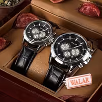 ساعت ست چرمی ضداب والار در طرح های متنوع و تقویم روز شمار 1