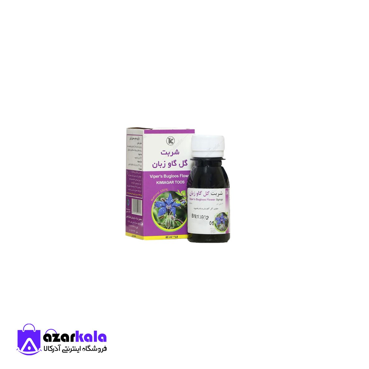  شربت گل گاو زبان (1 عددی)
