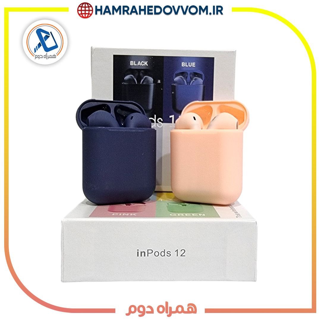 ایرپاد بلوتوثی مدل i12 رنگی مات