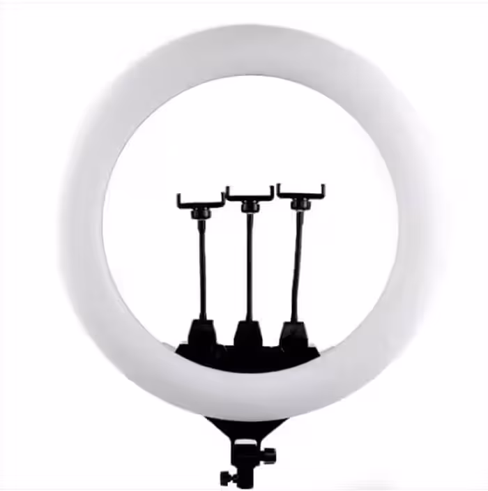 رینگ لایت MJ56 RGB (56 سانتی متر 80 وات) همراه با سه پایه