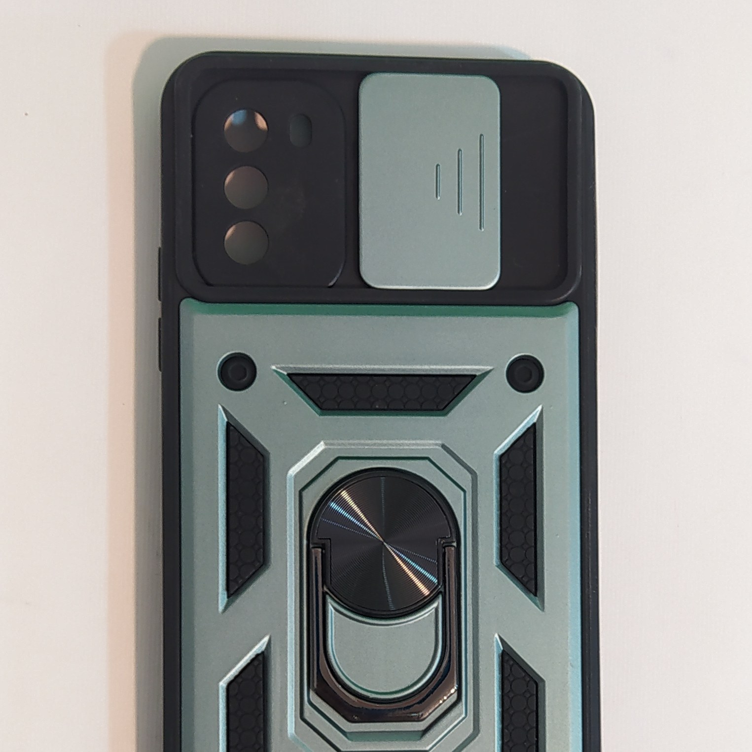 گارد.کاور A03-Sسامسونگ مدل بتمن لنز کشویی رنگ سبز 