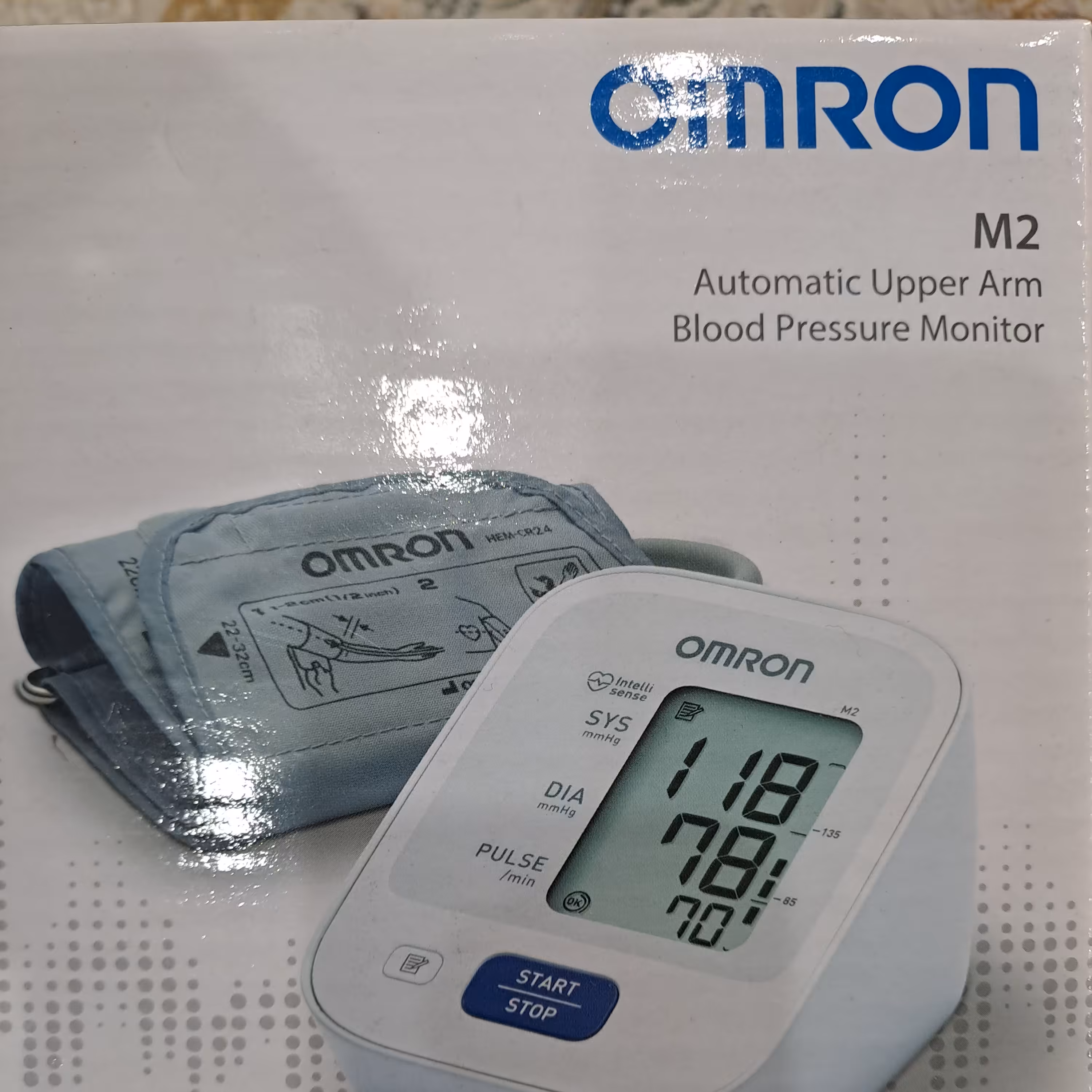 فشارسنج دیجیتال ژاپنی امرون مدل M2 گارانتی تا فروردین 405