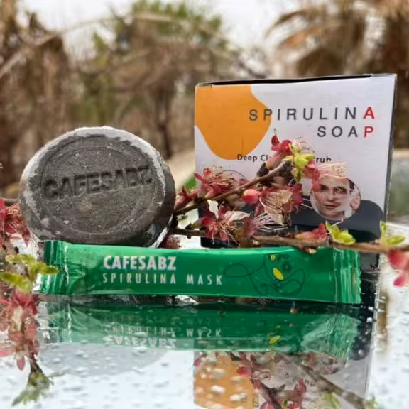 صابون اسکراب جلبک پاکسازی کننده و لایه بردار خفیف