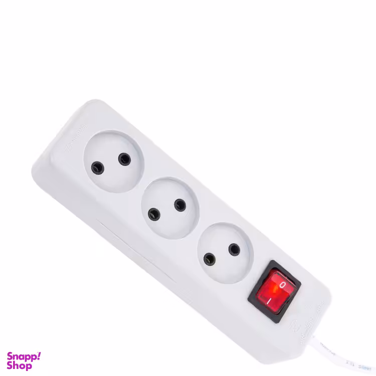 سه راهی برق ساکو مدل مغزی پلی کربنات با کابل 3 متری