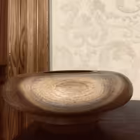 جا شمعی چوبی