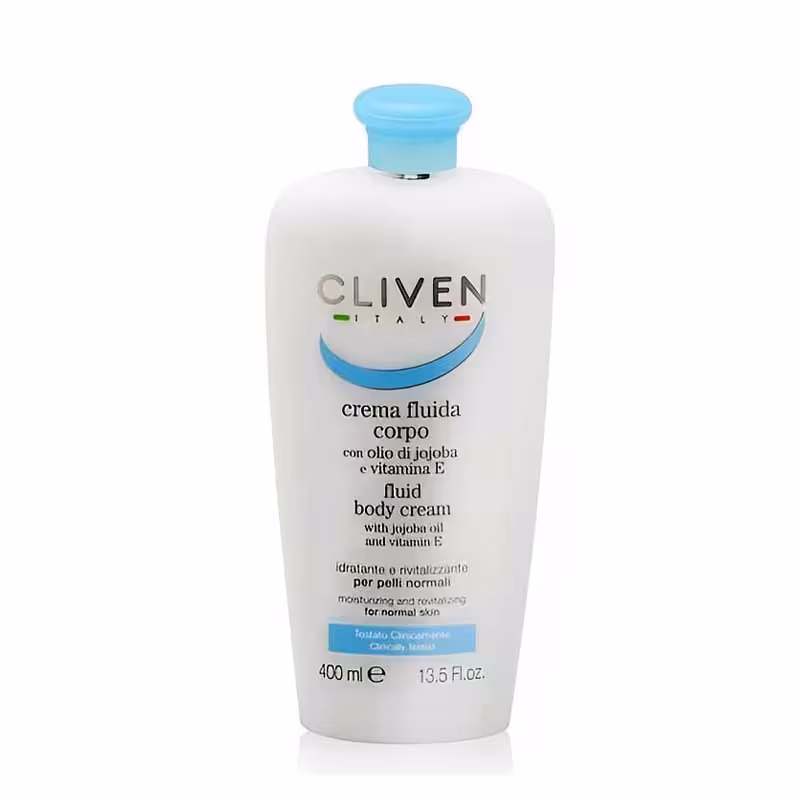 کرم آبرسان و مرطوب‌کننده بدن مدل Vitamin E & Fluid کلیون 400 میل