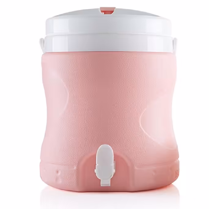 کلمن آب یزدگل کد 512 با ظرفیت 12 لیتر، رنگ صورتی