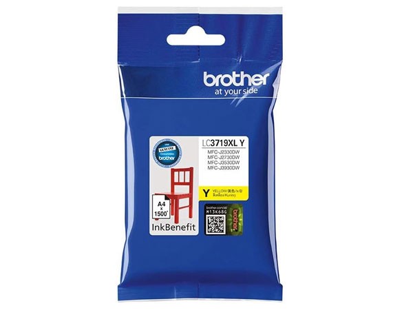 کارتریج جوهرافشان زرد برادر مدل LC3719XL