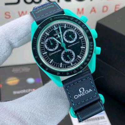 ساعت عقربه ای امگا مدل سواچ مشکی رنگ