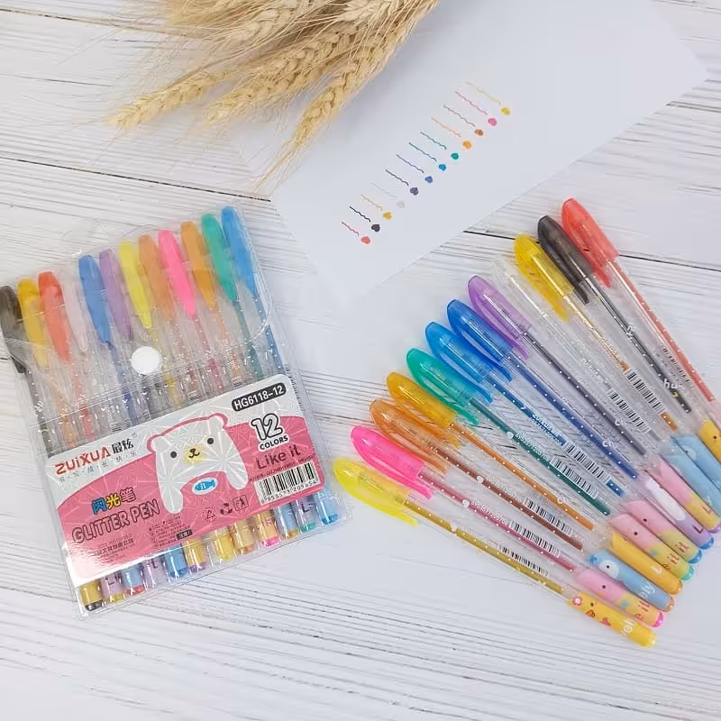 خودکار 12 رنگ اکلیلی