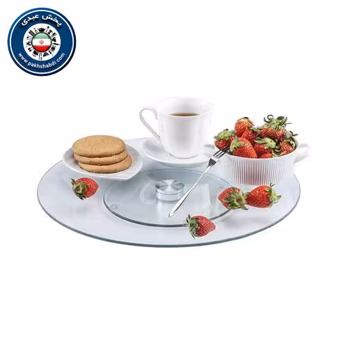 سینی شیشه ای گردان