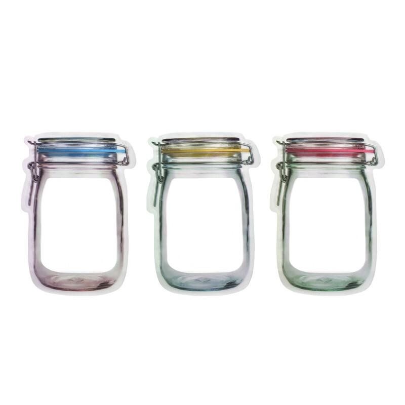 کیسه زیپ دار مدل Bottle بسته 3 عددی