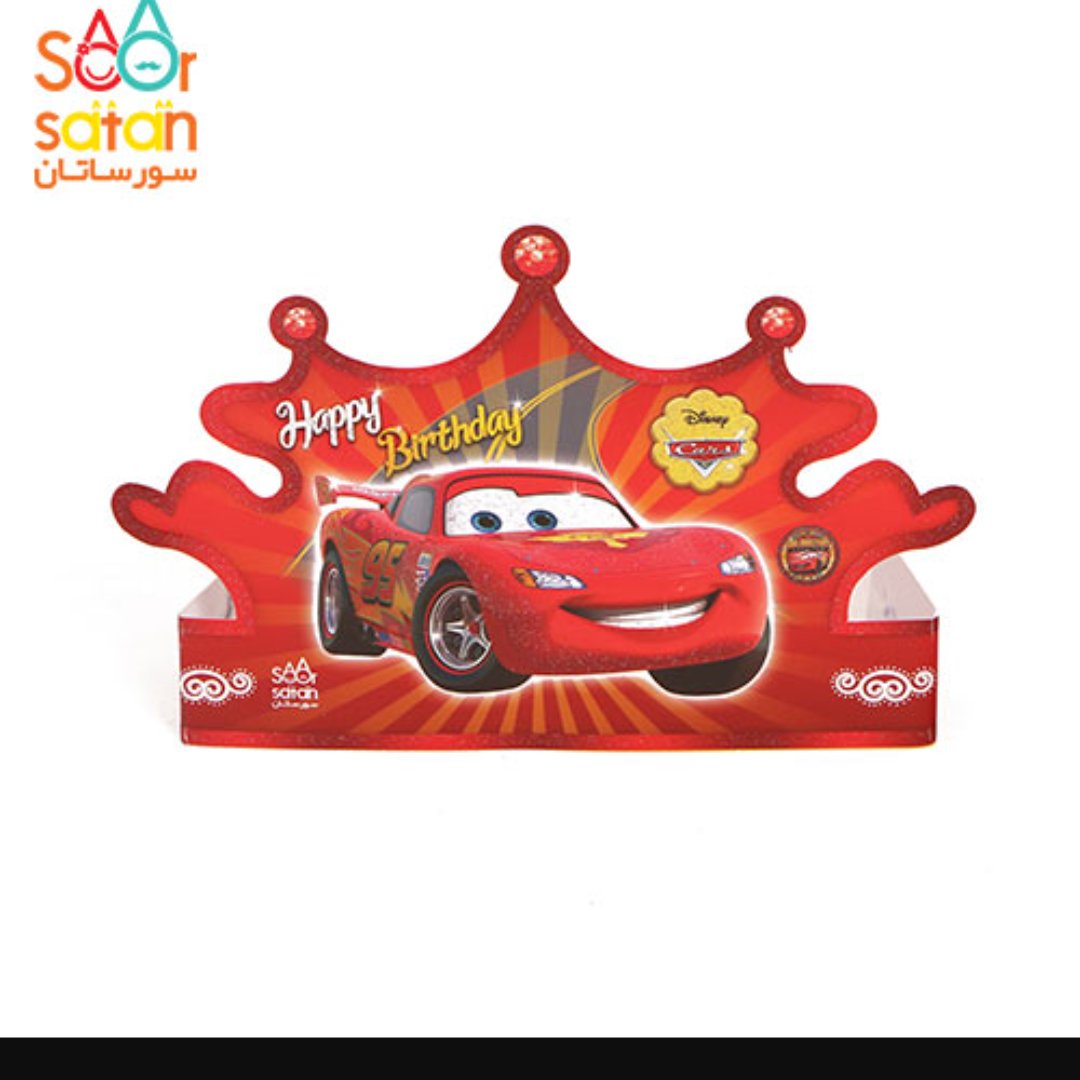 تاج اکلیلی کاغذی تم پسرانه مک کویین