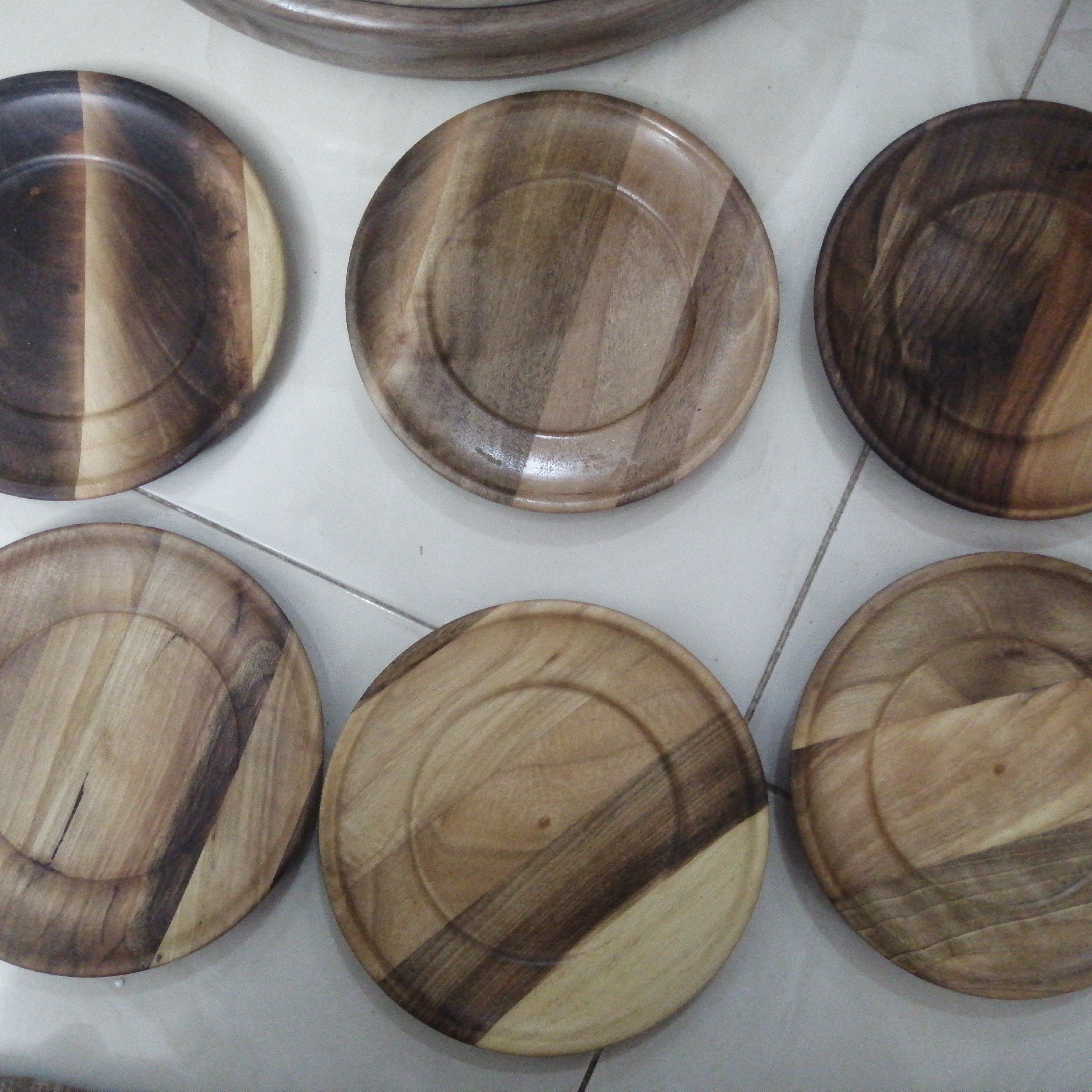 بشقاب چوبی 15 سانتی یا بشقاب میوه خوری چوبی 