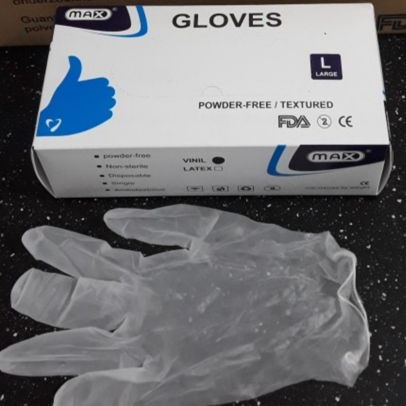 دستکش وینیل مکس در سایزبندی جور با کیفیت و مرغوب 