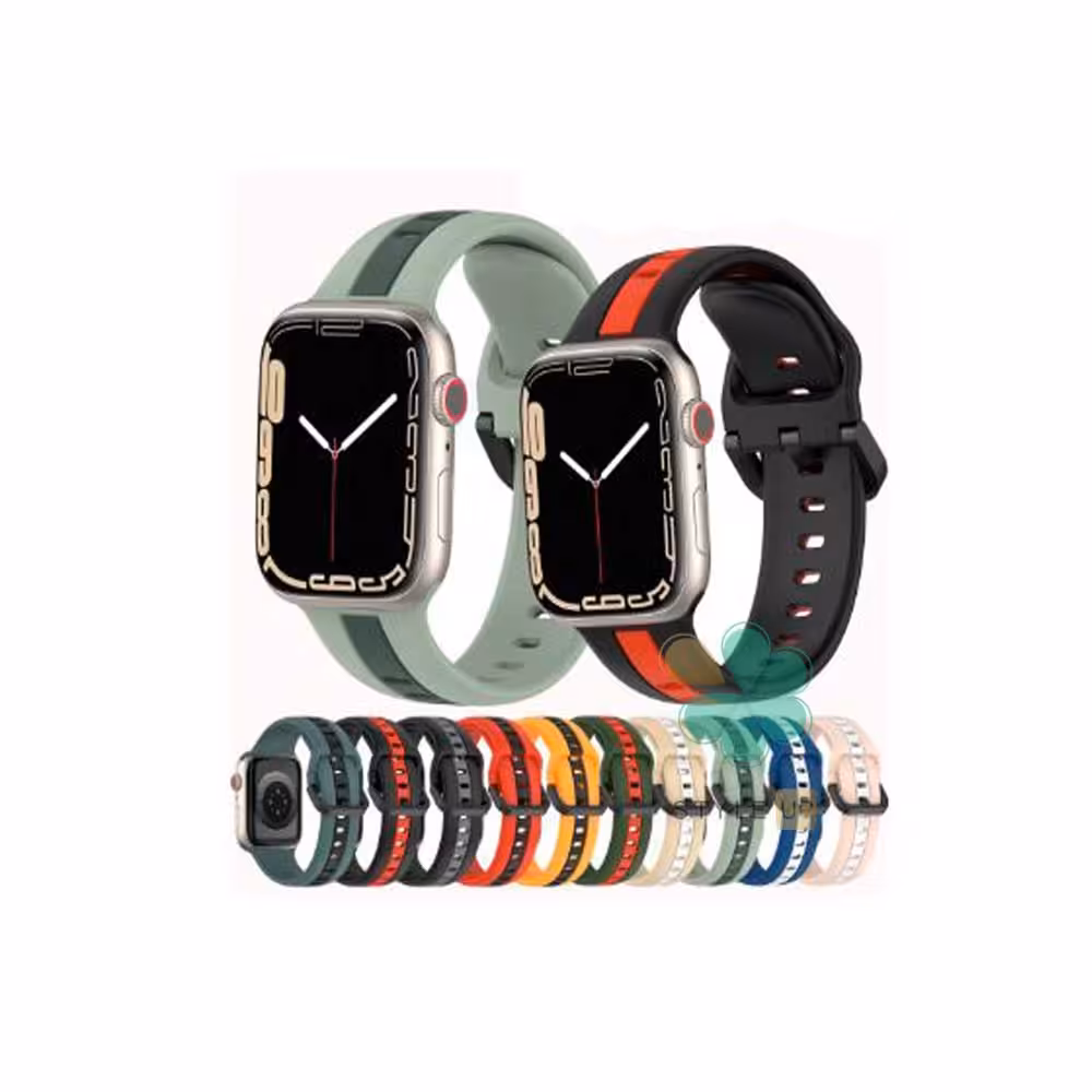 بند ساعت سیلیکونی Tutone مناسب Apple Watch 38/40mm