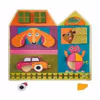 پازل چوبی شهر اوپس Oops Build a House