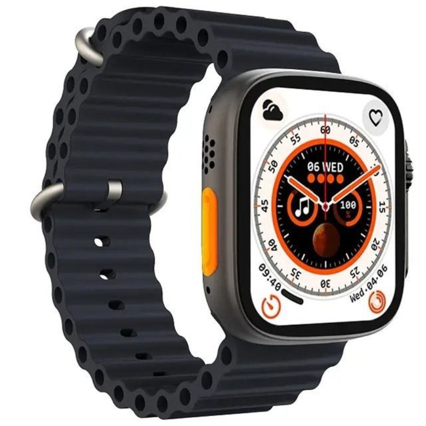 ساعت هوشمند T900 Ultra سری 8 الترا رنگ مشکی 