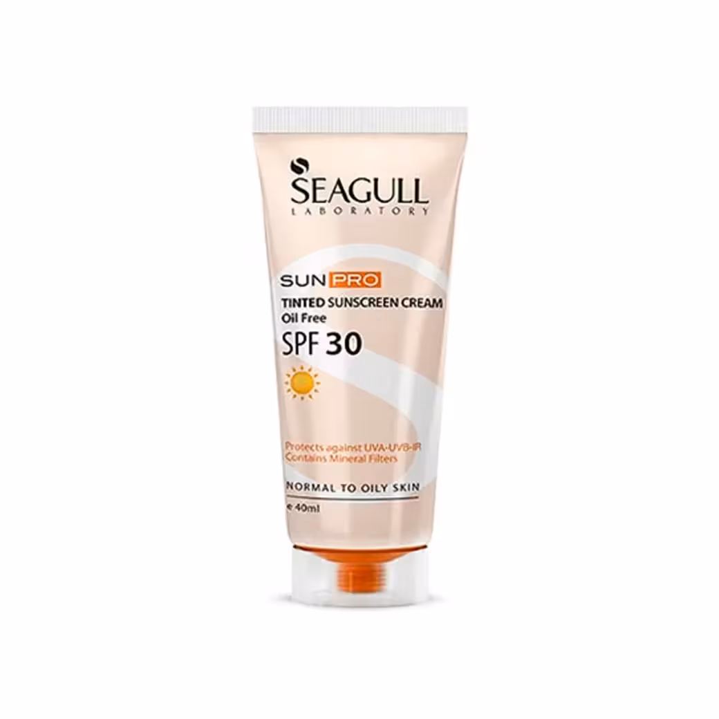 کرم ضد آفتاب سی گل رنگی فاقد چربی SPF30 مناسب پوست معمولی تا چرب 40 میل