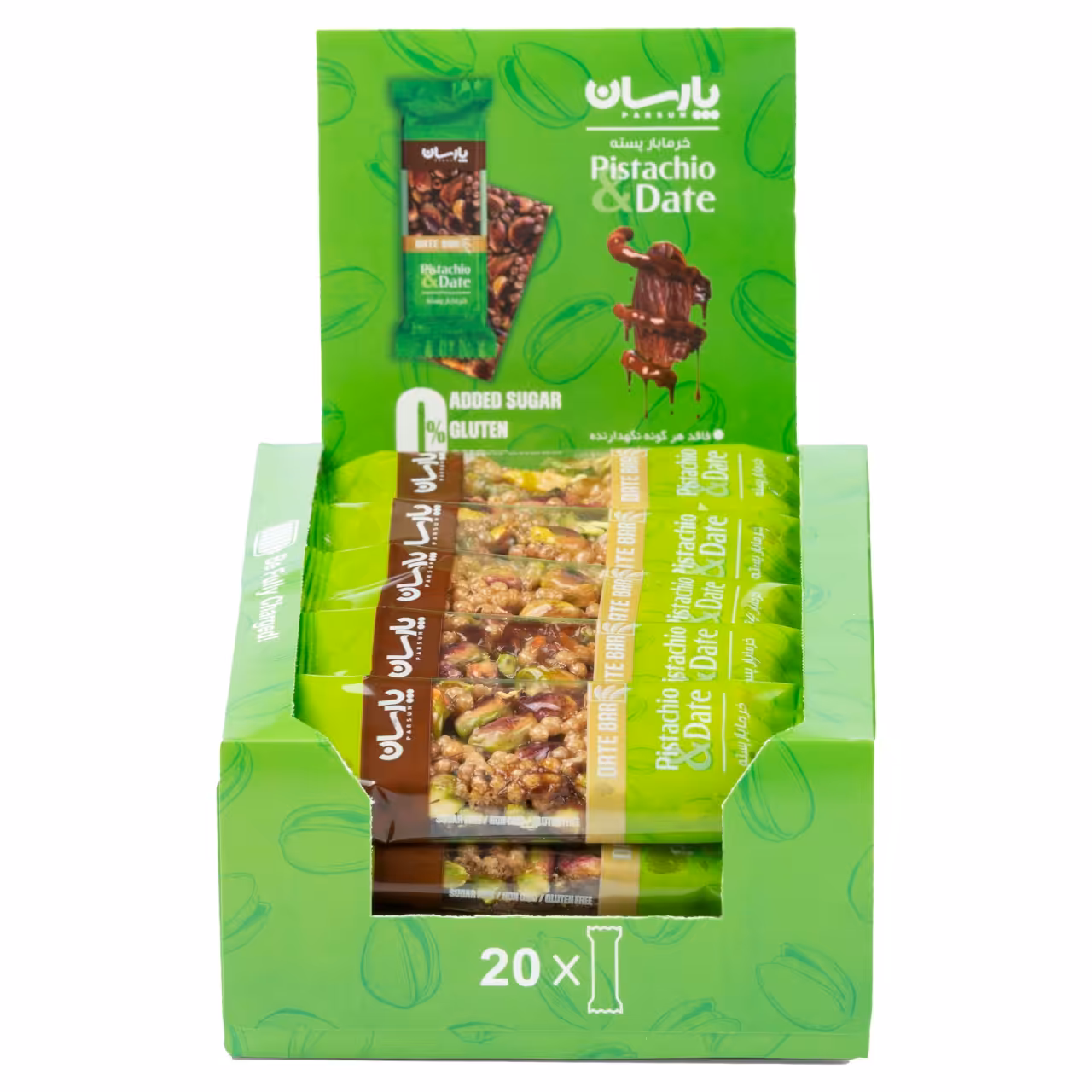 خرما بار پسته پارسان - 35 گرم