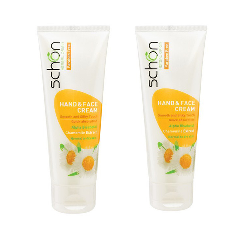 کرم دست و صورت شون با عصاره بابونه حجم 75 میلی لیتر بسته دو عددی