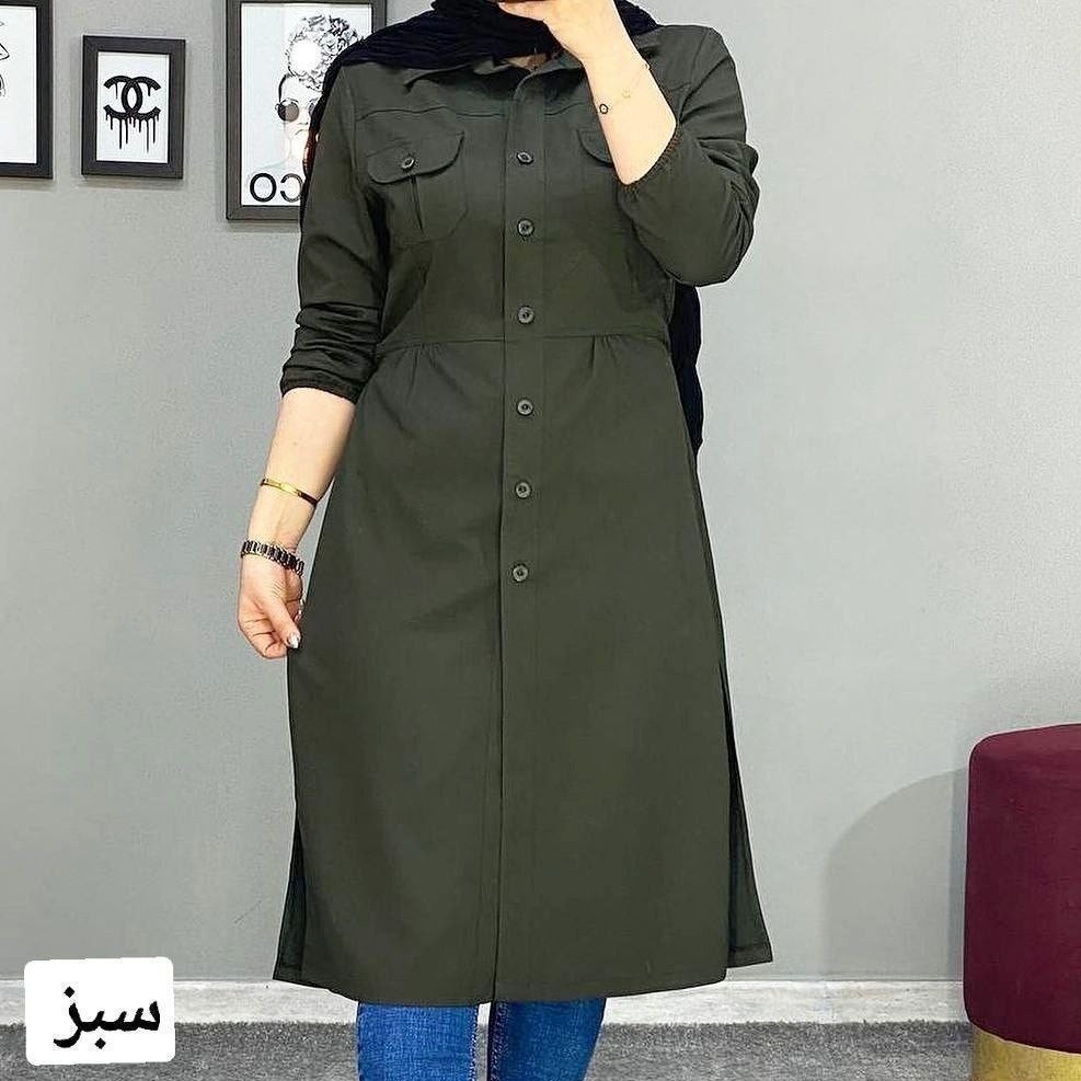 مانتو اسپرت و دانشجویی و کاری درجه 1 بغل چاک