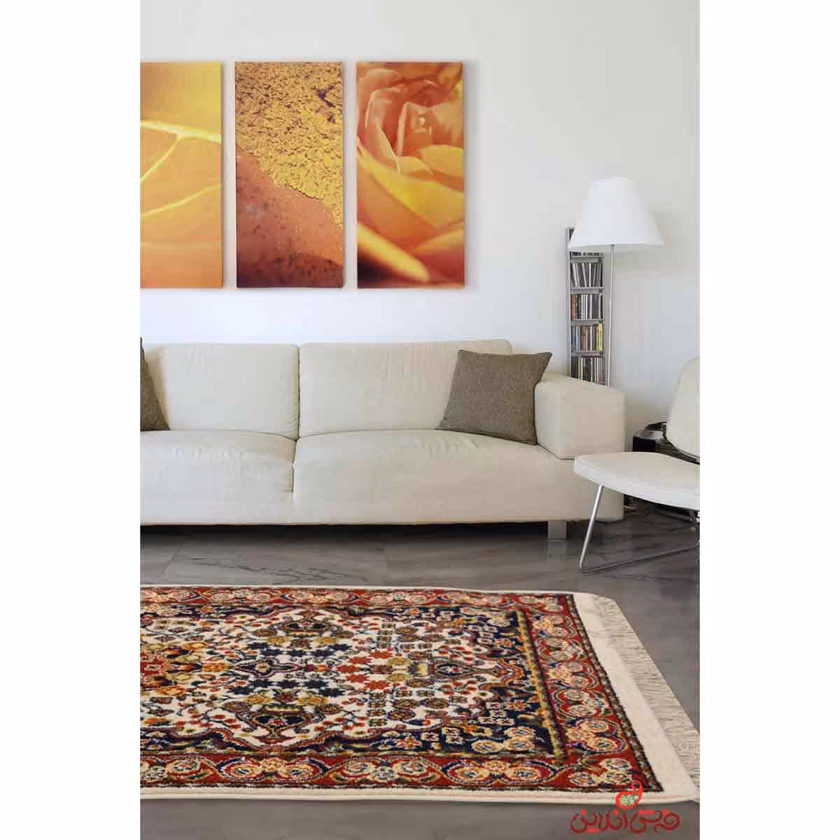 فرش ماشینی ساوین طرح افشارکرم