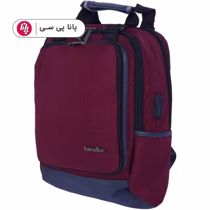 کوله پشتی لپتاپ Benetton B072 قرمز