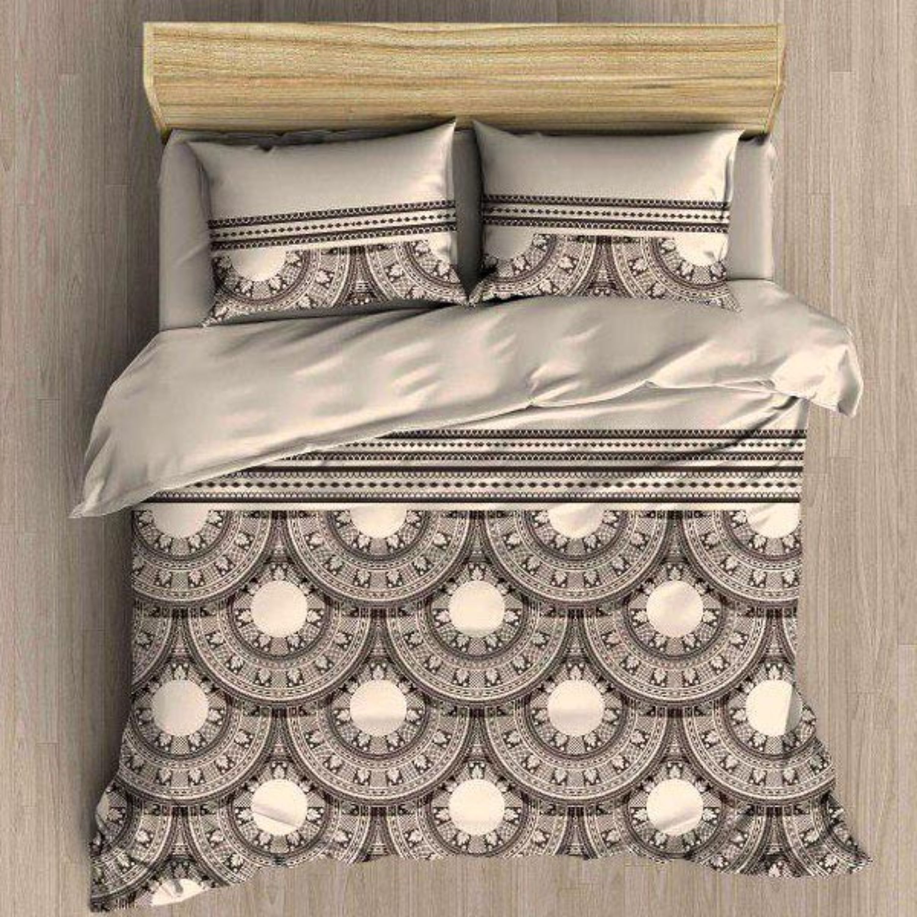 سرویس ملحفه وارل مدل Caribou یک نفره 3 تکه