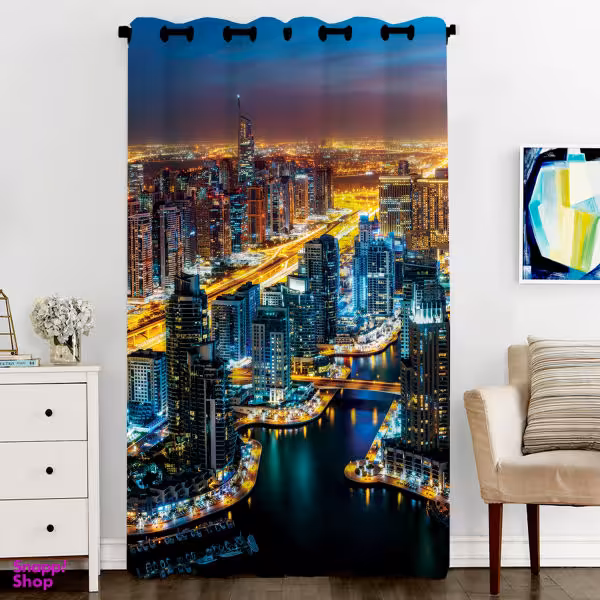 پرده مدل C6-50136 سایز 270x140 سانتی‌متر