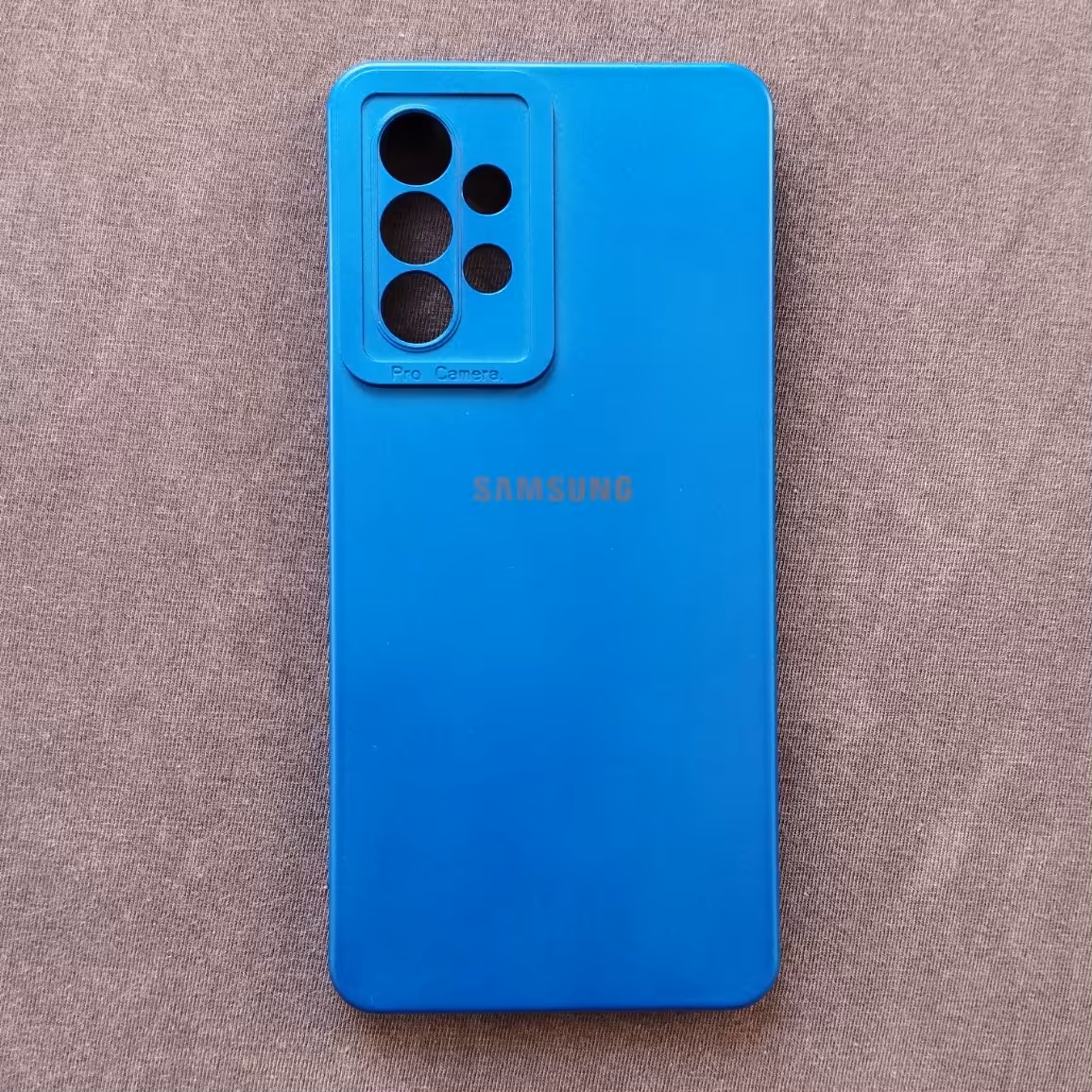 گارد - قاب - کاور  ژله ای پرو کمرا رنگ آبی کاربنی فضانورد مناسب برای سامسونگ آ 53 - Galaxy A53 - a53 - A 53 - a 53