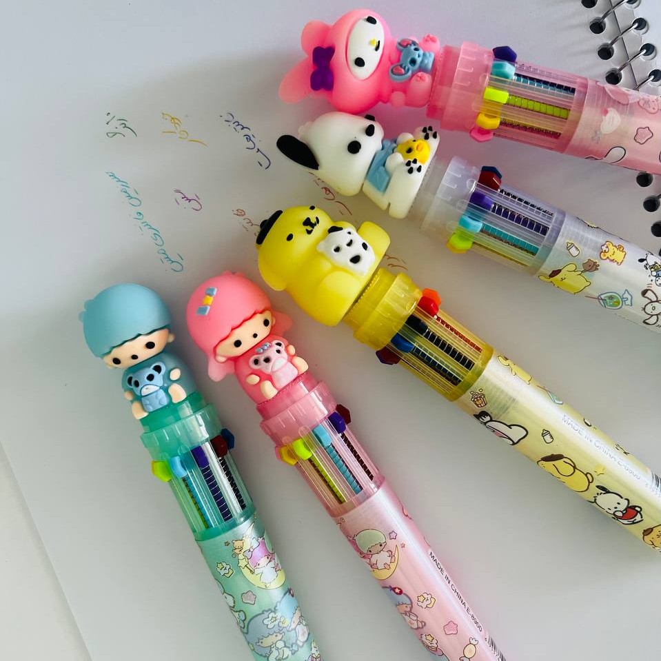 خودکار 10رنگ عروسکی