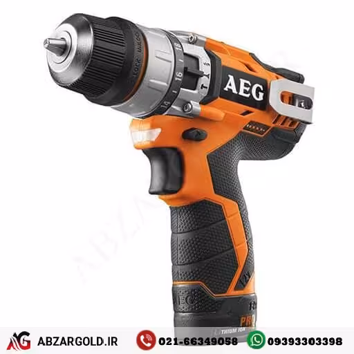 دریل پیچ گوشتی چکشی شارژی آاگ 12 ولت مدل BSB12C2LI-202B