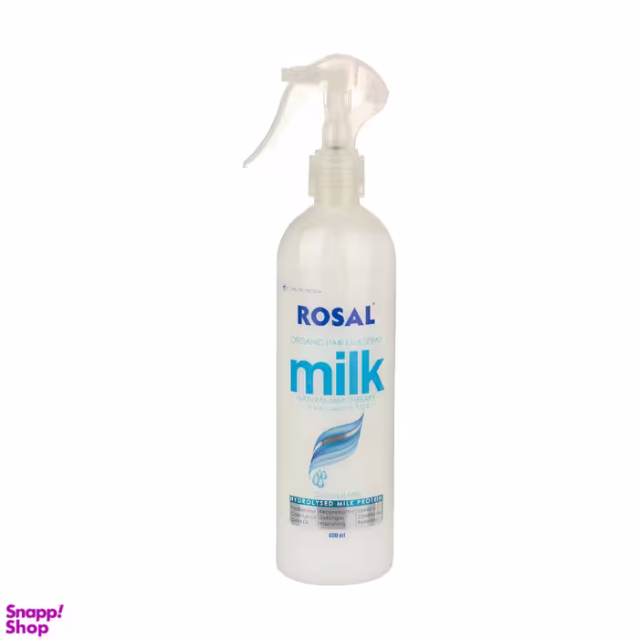 اسپری مو رزال (Rosal) مدل Milk حجم 400 میلی‌لیتر