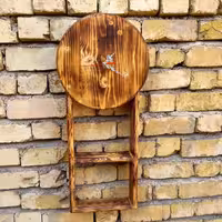 ساعت دیواری چوبی مدل کاردو دستساز (پس کرایه) 