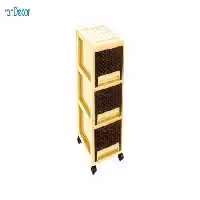 فایل پلاستیکی سه کشو ناصر پلاستیک مدل 503L