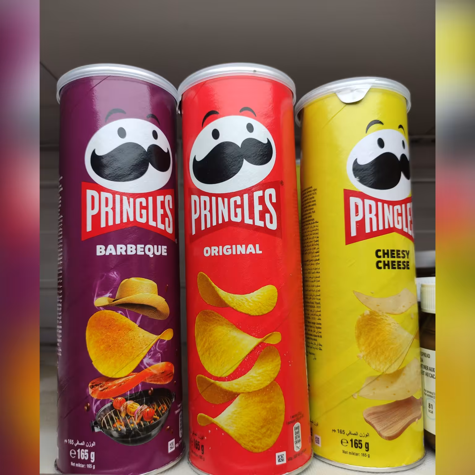 چیپس پرینگلز 165 گرم pringlesارسال رایگان