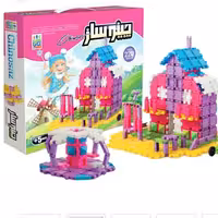 اسباب بازی چینوساز صورتی 220 قطعه