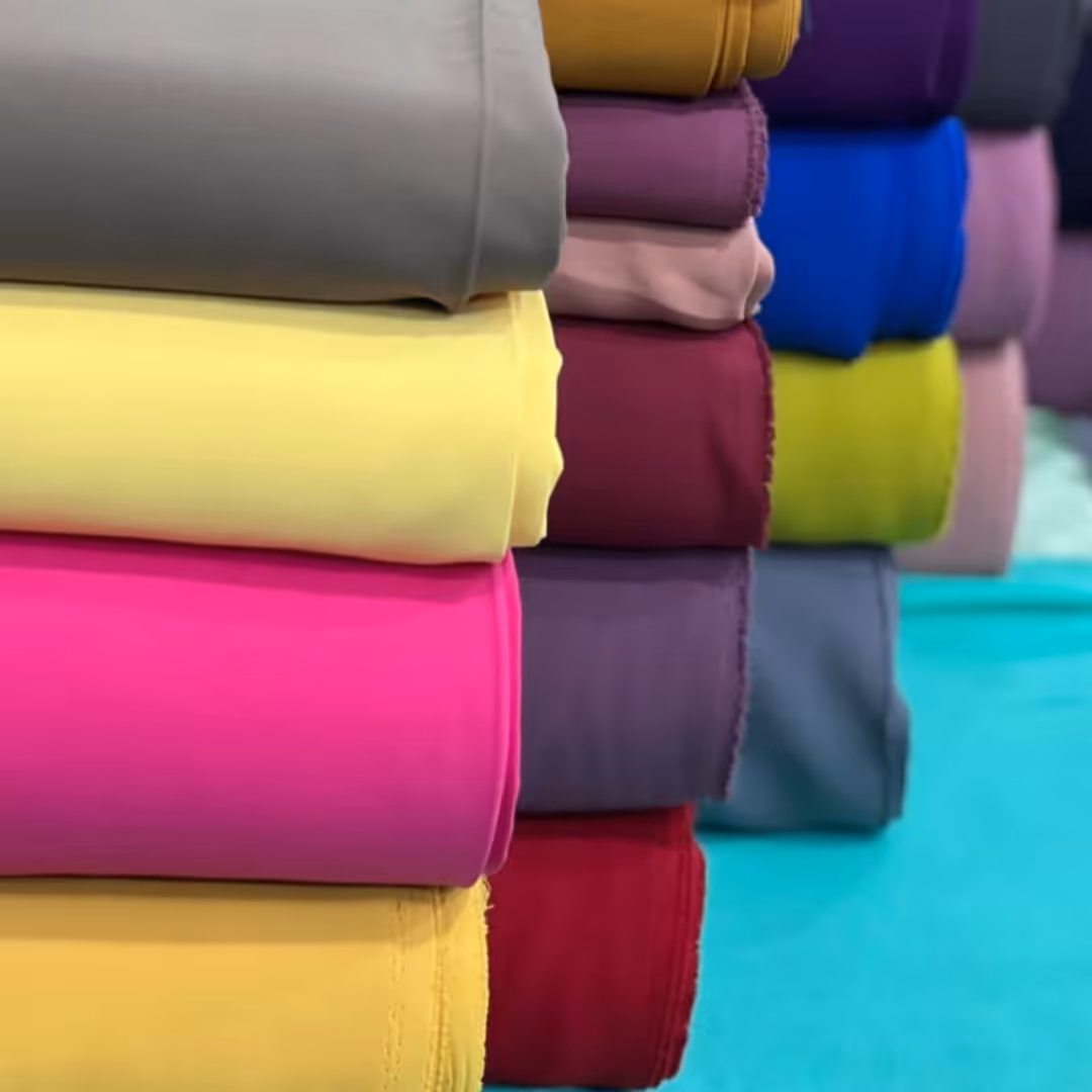 پارچه کرپ کینزو رنگی 