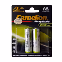 باتری قلمی قابل شارژ کملیون مدل AlwaysReady2700 بسته دو عددی