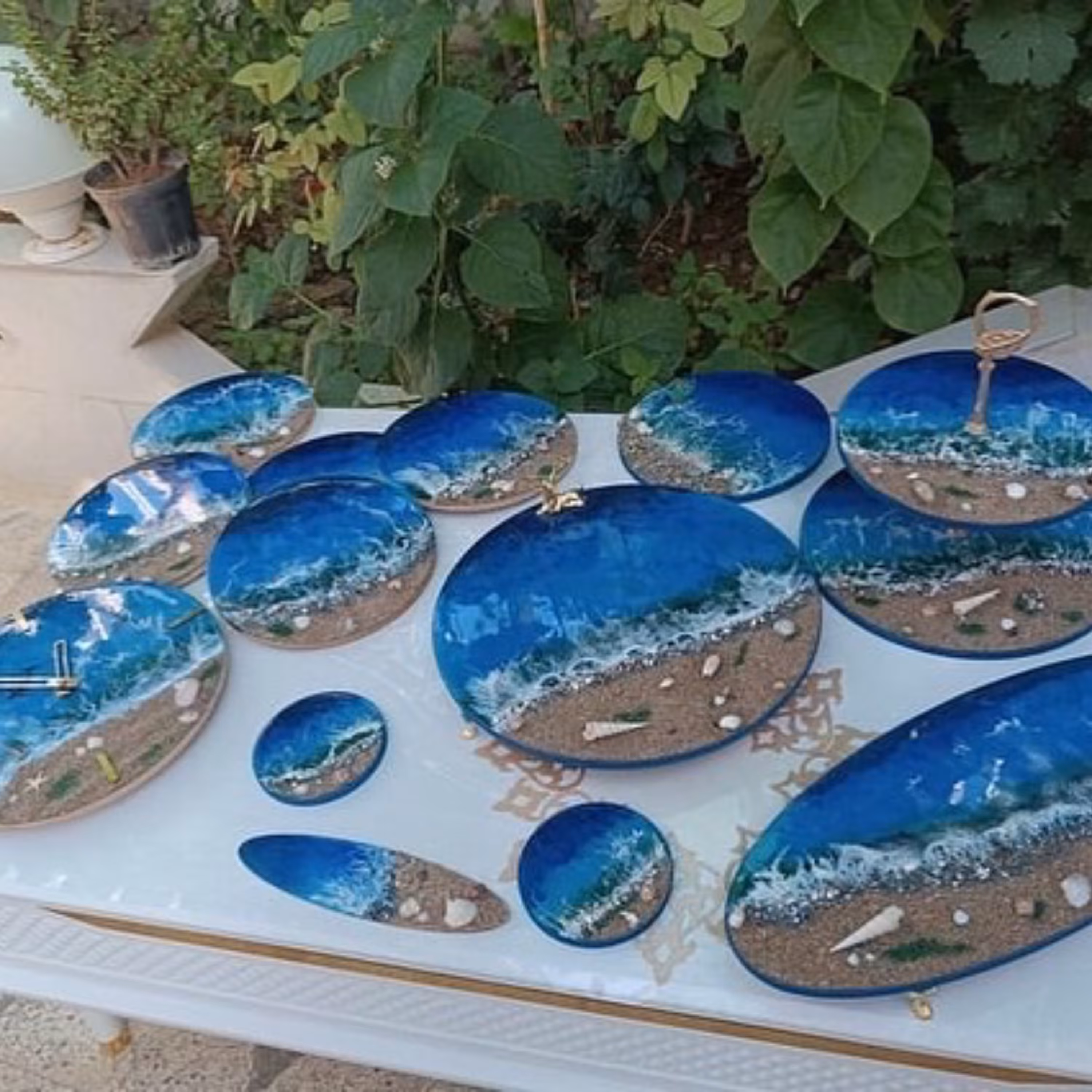 سرویس پذیرایی چوب رزین