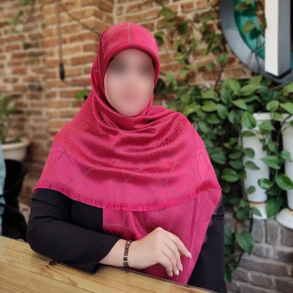 روسری نخ ابریشم ژاکارد