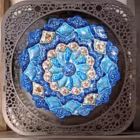 تابلوی بشقاب مینا کاری شده