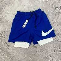شلوارک کشاله دار NIKE غواصی جیبدار  رنگ آبی فروشگاه لباس ورزشی وبدنسازی کاراکو اسپرت