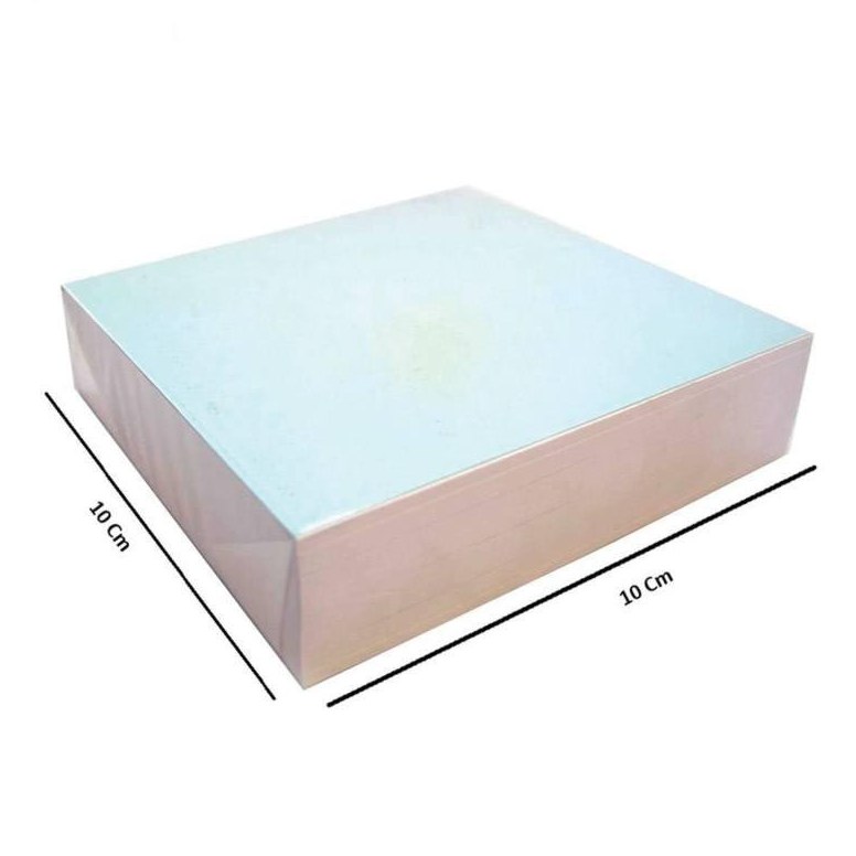 کاغذ یادداشت 600 برگی سایز 10 در 10 سانتی متر ( بسته 6 عددی 100 تایی )