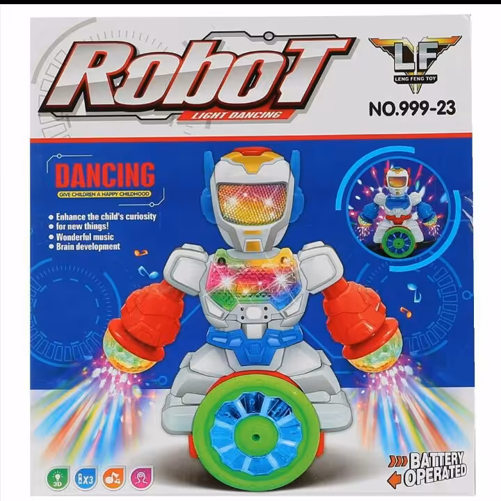 ربات موزیکال، زیبا وباطری قلمی خور