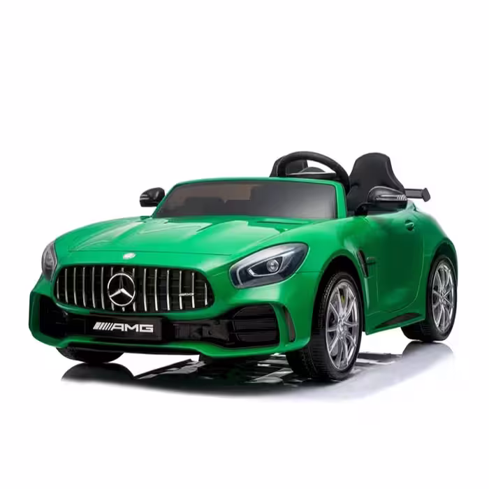 ماشین شارژی مرسدس بنز  amg GTR  رنگ سبز مات کد 4065408
