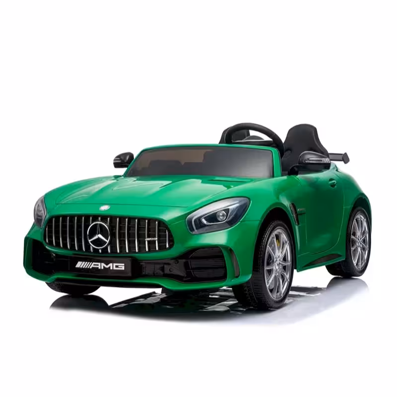 ماشین شارژی مرسدس بنز  amg GTR  رنگ سبز مات کد 4065408