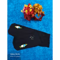 جوراب گلدوزی طرح 1