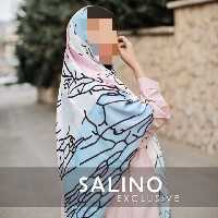 روسری نخی چهار فصل دور دست دوز قواره 140برند سالینو کد4675